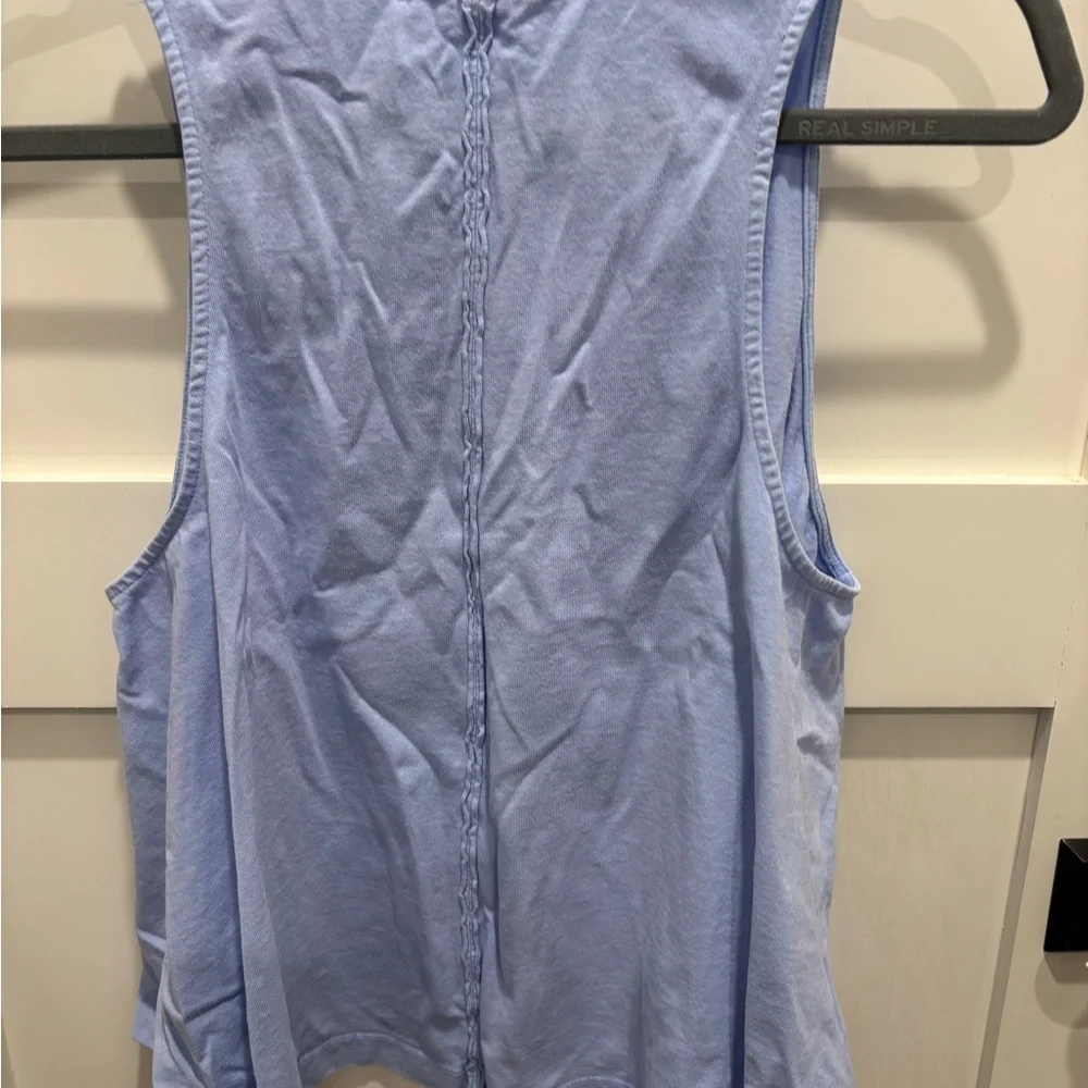 We The Free Sky Blue Sleeveless Top - Picture 4 of 6